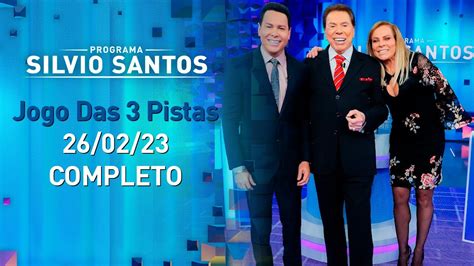 jogo das tres pistas silvio santos - jogo das 3 pistas perguntas